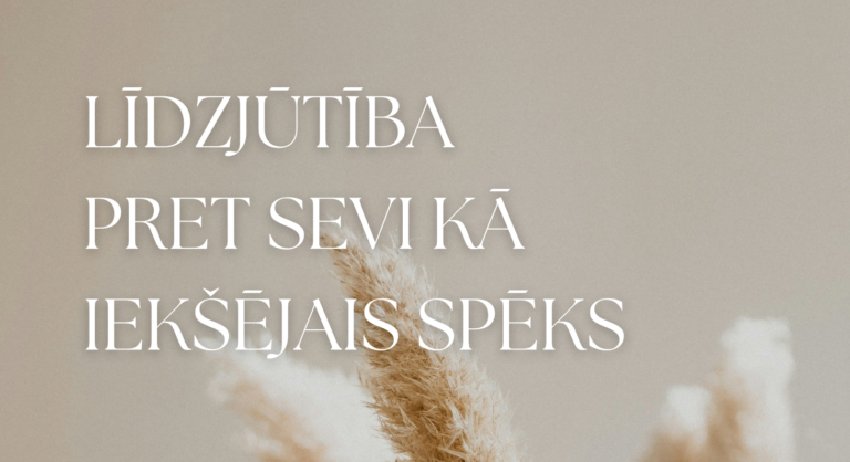Līdzjūtība pret sevi